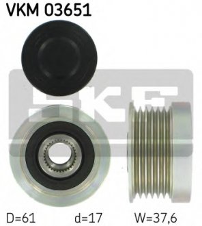 Поликлиновой ремень SKF VKM 03651