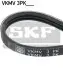Поликлиновой ремень SKF VKMV 3PK814 (фото 1)