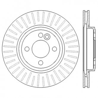 Диск гальмівний JURID 562570JC