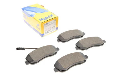 Комплект гальмівних колодок з 4 шт. дисків METELLI 22-0898-0