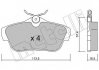 Комплект гальмівних колодок з 4 шт. дисків METELLI 22-0712-0 (фото 1)