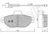 Гальмівні колодки MT METELLI 22-0159-0 (фото 1)