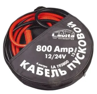 Кабель к аккумулятору 800 A 4 м LAVITA 193800