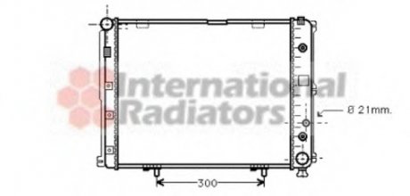 Радиатор охлаждения MERCEDES E-CLASS W 124 (84-) E 220 VAN WEZEL 30002148