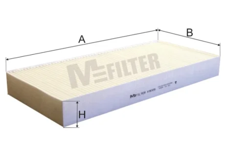 Фільтр салону MAN F2000 (TRUCK) 93116E/K1041 (M-Filter) M-Filter MFILTER K9005