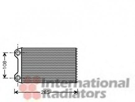 Радиатор отопителя HEAT AUDI A4 ALL 00- LHD VAN WEZEL 03006223 (фото 1)