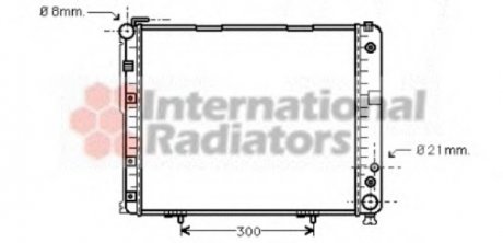 Радиатор MB W124 25D/30D 93-95 VAN WEZEL 30002178 (фото 1)