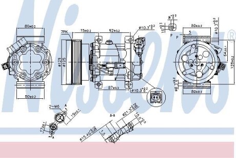 Компресор кондиціонера NISSENS 89372