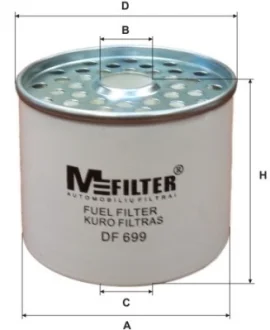 Фільтр паливний M-FILTER MFILTER DF699