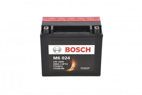 Мото акумулятор 18Ah 250А BOSCH 0 092 M60 240 (фото 1)