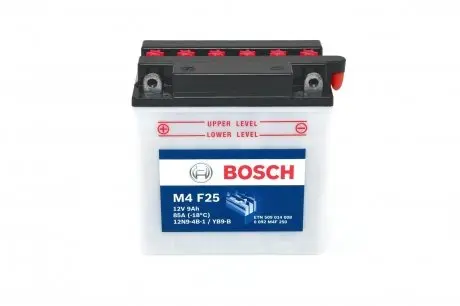 Мото акумулятор 12V 9 Ач 85А BOSCH 0092M4F250 (фото 1)