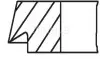 Фото запчасти 2 - a_Комплект поршневих кілець Mahle BMW Mahle engine MAHLE\KNECHT 08232V0 A_Комплект поршневих кілець Mahle BMW Mahle engine MAHLE\KNECHT 08232V0 (фото 2)