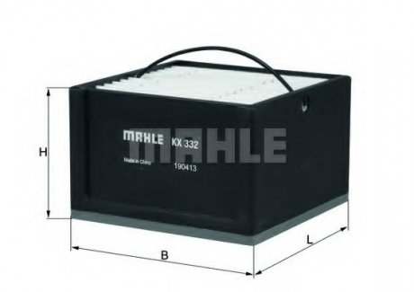 Фильтр топливный Mahle MAN TGS,TGX Mahle filters MAHLE\KNECHT KX332