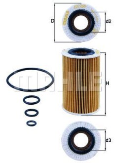 Масляный фильтр KNECHT MAHLE\KNECHT OX260D