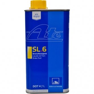 Гальмівна рідина Sl.6 (Class 6) DOT 4 ABS, ESP, ACR, 1 л ATE 03.9901-6402.2 (фото 1)