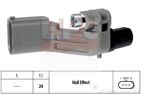 Датчик положення колінчастого вала EPS 1.953.598