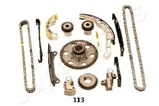 NISSAN К-т цепи (полный) привода ГРМ Pathfinder 2.5dCi 05-, Navara JAPANPARTS KDK-113