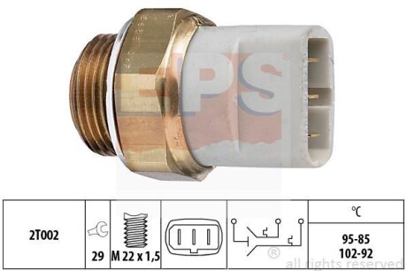 Термовыключатель вентилятора радиатора EPS 1.850.635
