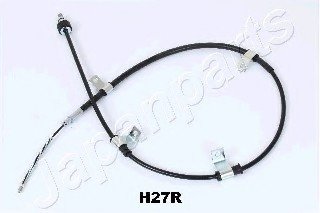 HYUNDAI Трос ручн.тормоза прав.Getz 02- (бараб.без ABS) JAPANPARTS BC-H27R