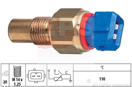 Датчик температуры охлаждающей жидкости EPS 1.830.521