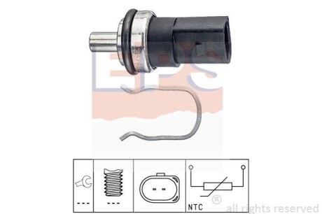 Датчик температуры VW 1.9TDI,1.4TDI,2.0TDI EPS 1.830.376