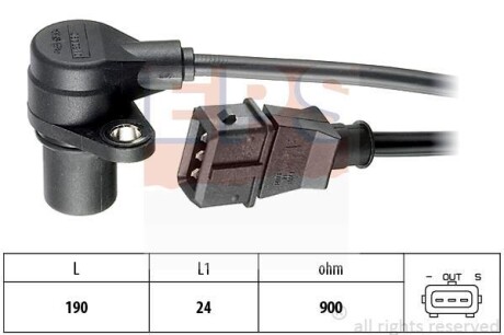 Датчик положения коленвала EPS 1.953.180