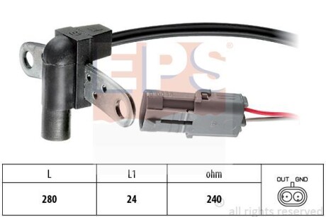 Датчик положення коленвалу EPS 1.953.023