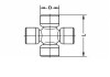 Крестовина SPIDAN U325 (фото 2)