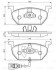 Колодки гальмівні дискові BOSCH 0986494721 (фото 1)