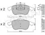 Колодка гальм. RENAULT LAGUNA III 2.0-3.0 08 - передн. CIFAM 822-803-0 (фото 1)