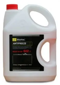 Антифриз G12+ 4 л червоний STARLINE S ANTIFREEZE RED 4 (фото 1)