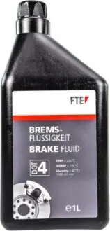Гальмівна рідина DOT 4, 1 л FTE DOT4-1LTR