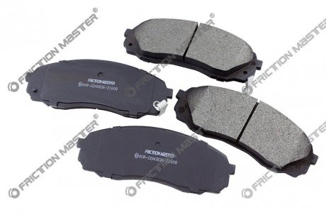 Колодки гальмівні дискові Brake Pads Premium FRICTION MASTER MKD1566 (фото 1)