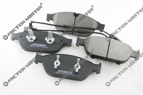 Колодки гальмівні дискові Brake Pads Premium FRICTION MASTER MKD1549 (фото 1)