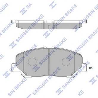 Колодки тормозные дисковые HI-Q SP2183