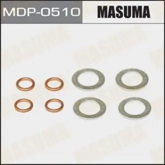 Фото запчасти Шайбы для форсунок, набор Toyota 3C-T, комплект MASUMA MDP0510 Шайбы для форсунок, набор Toyota 3C-T, комплект MASUMA MDP0510