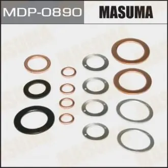 Фото запчасти Шайбы для форсунок, набор Toyota 2C-T, комплект MASUMA MDP0890 Шайбы для форсунок, набор Toyota 2C-T, комплект MASUMA MDP0890