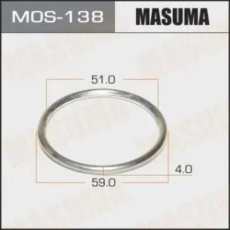 Кольцо глушителя металлическое 51 x 59.4 MASUMA MOS138