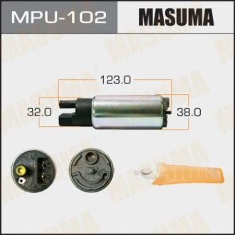 Бензонасос, с фильтром сеткой MASUMA MPU102 (фото 1)