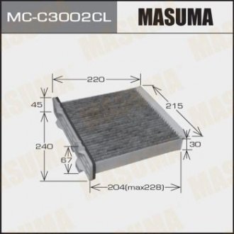 Салонний фільтр вугільний MASUMA MCC3002CL