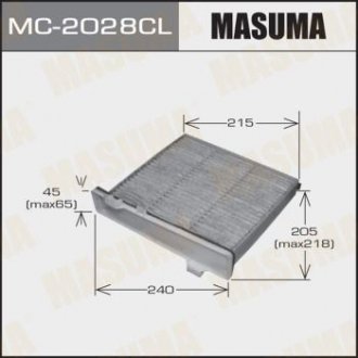 Салонный фильтр угольный MASUMA MC2028CL