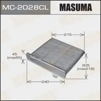 Салонний фільтр вугільний MASUMA MC2028CL