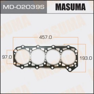 Прокладка головки блоку MASUMA MD02039S (фото 1)