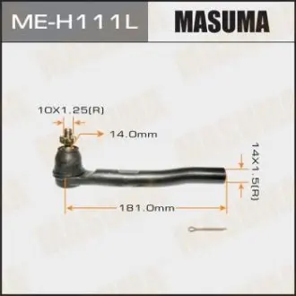 Рульовий наконечник тяги MASUMA MEH111L