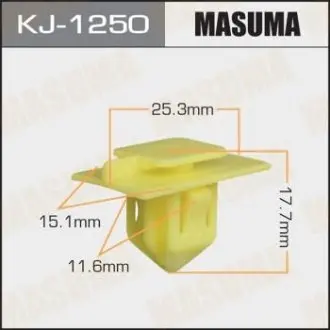 Фото запчастини Кліпса автомобільна MASUMA KJ1250 Кліпса автомобільна MASUMA KJ1250