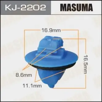 Кліпса автомобільна MASUMA KJ2202