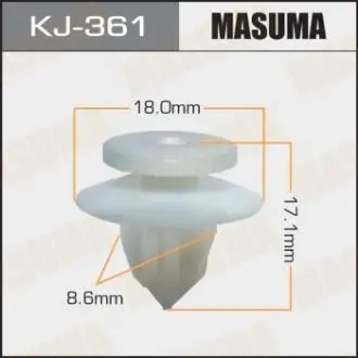 Фото запчастини Кліпса автомобільна MASUMA KJ361 Кліпса автомобільна MASUMA KJ361