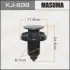 Фото запчасти 1 - клипса автомобильная MASUMA KJ838 Клипса автомобильная MASUMA KJ838 (фото 1)