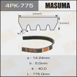 Ремінь струмковий MASUMA 4PK-775