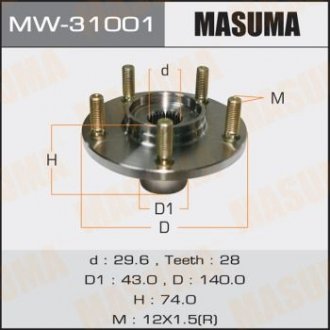 Подшипник ступици MASUMA MW31001